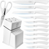 9-in-1 Stainless Steel Knives Set w/ Knife Holder Set