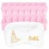 10-Pc Champagne and Clear Spiral Coil Hair Ties & Hair Clips Set