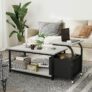 Set of 2 Nesting Coffee Table Set