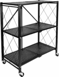 -Tier Foldable Metal Rack