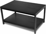 2-Tier Coffee Table with Shelf