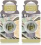 2-Pack Yankee Candle CAR VENT CLIP HW SAGE & CITRUS, Smart Scent