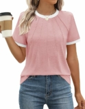 Women’s Crewneck Color Block Top