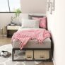 ZINUS 12 Inch Lorelei Metal Platform Bed Frame, Mattress Foundation with Steel Slat Support, No Box Spring Needed, Easy Assembly, Twin
