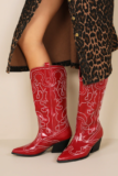 Billini Women’s Zaine Garnet Shine Mid-Calf Western Boots