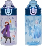 2-Pack Zak Designs Sage Disney Frozen Kids Water Bottle, 16 oz