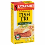 8-Pack Zatarain’s Crispy Cajun Fish Fri Seafood Breading Mix, 12 oz