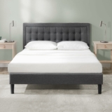 Zinus Dachelle Upholstered Platform Bed Frame, Queen