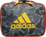 adidas Foundation Insulated Lunch Bag for Men and Women, Nomad Camo Grey/Solar Gold/Solar Red