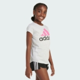 adidas Girls’ Essential Heather Tee