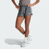 adidas women Pacer Training 3-Stripes Woven High-Rise Shorts