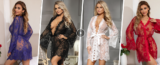 Women’s Lace Kimono Robe