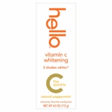 hello Vitamin C Whitening Toothpaste with Fluoride, 4oz