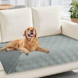Reversible Waterproof Dog Protector Blanket (30″x70″, Grey/Dark Grey)