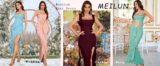 Women’s Ruffle Bodycon Maxi Dress