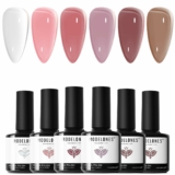 6-Pc modelones Jelly Gel Nail Polish, 7mL