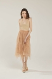 Women’s Tulle Mesh Ruffle Skirt