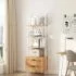 Vanity Desk with Mirror 2-Tier Dressing Table