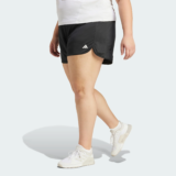 Adidas Women’s Plus Size Pacer Essentials Knit High-Rise Shorts