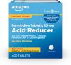 400-Count Amazon Basic Care Maximum Strength Famotidine Tablets 20 mg, Acid Reducer for Heartburn Relief