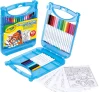 65-Pc Crayola Super Tips Coloring Art Case SuperTips Washable Markers