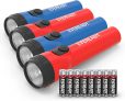 4-Pack Eveready LED Flashlight with Batteries Included