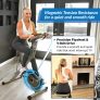 Exerpeutic Folding Exercise Bike with Bluetooth tracking & Tablet Holder