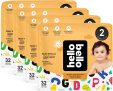 4-Pack 32-Ct Hello Bello Baby Diapers, Size 2
