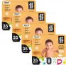4-Pack 35-Ct Hello Bello Premium Baby Diapers, Size Newborn