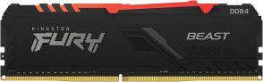 Kingston FURY Beast RGB 32GB 3200MHz DDR4 CL16 Desktop Memory Single Stick KF432C16BBA/32