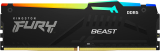 Kingston Technology Fury Beast RGB 8GB 5600MT/s DDR5 CL40 DIMM Desktop Memory Single Module