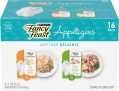 16-Count Fancy Feast Appetizers with Seafood, Tuna and Chicken Flavors Wet Cat Food Variety Pack