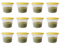 12-Pack 6-Qt Rubbermaid Commercial Products Food Storage Round Container